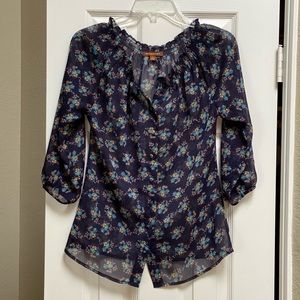 Hive & Honey sheer blouse